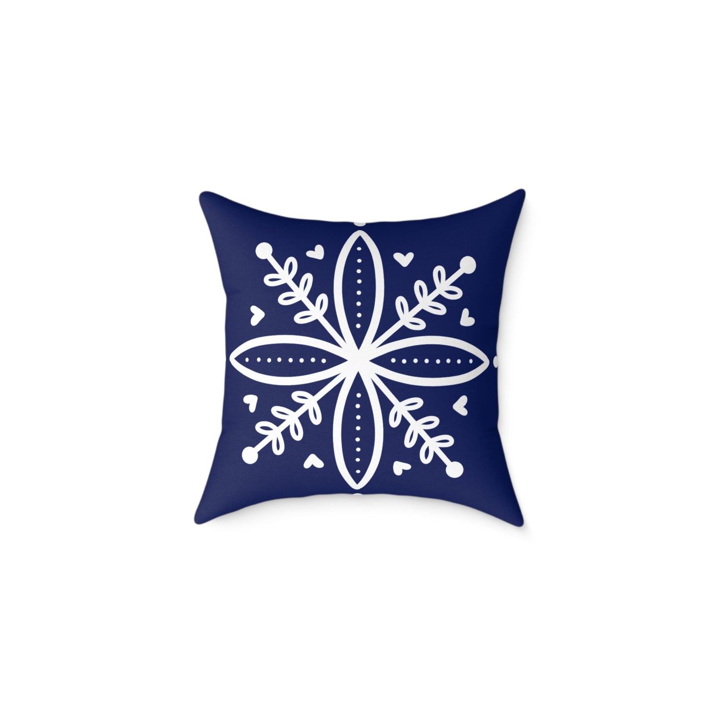 Modern Winter Grace Square Pillow