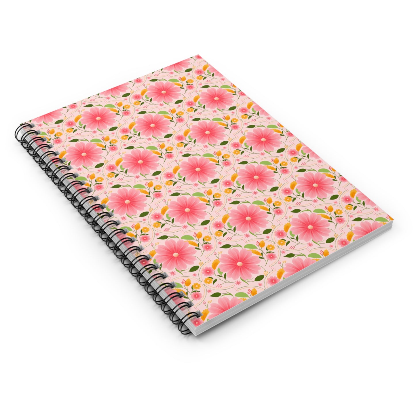 Charming Floral Spiral Notebook - Perfect for Journaling, Note-taking, Gift