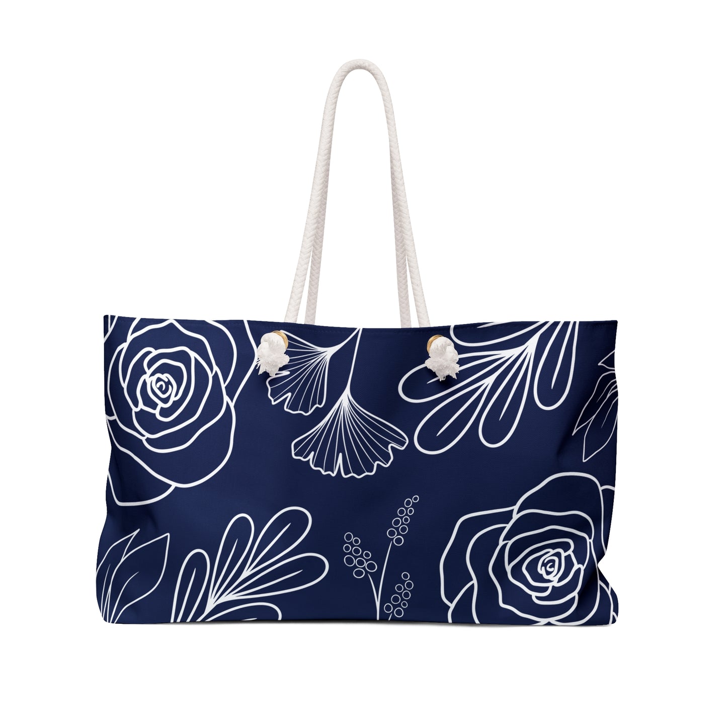 Midnight Bloom Weekender Tote Bag