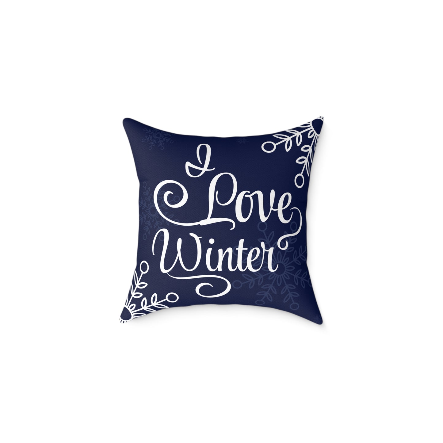 Winter Love Square Pillow