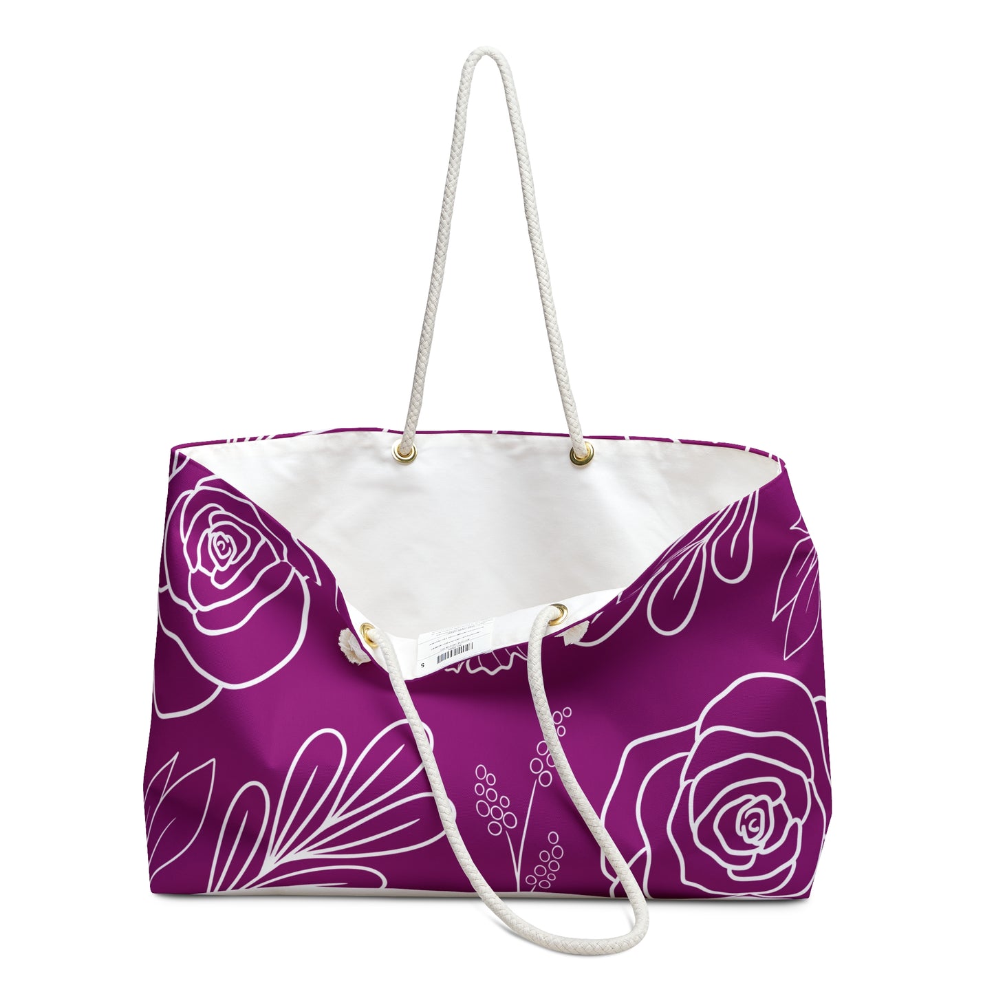 Vivid Orchid Weekender Tote Bag