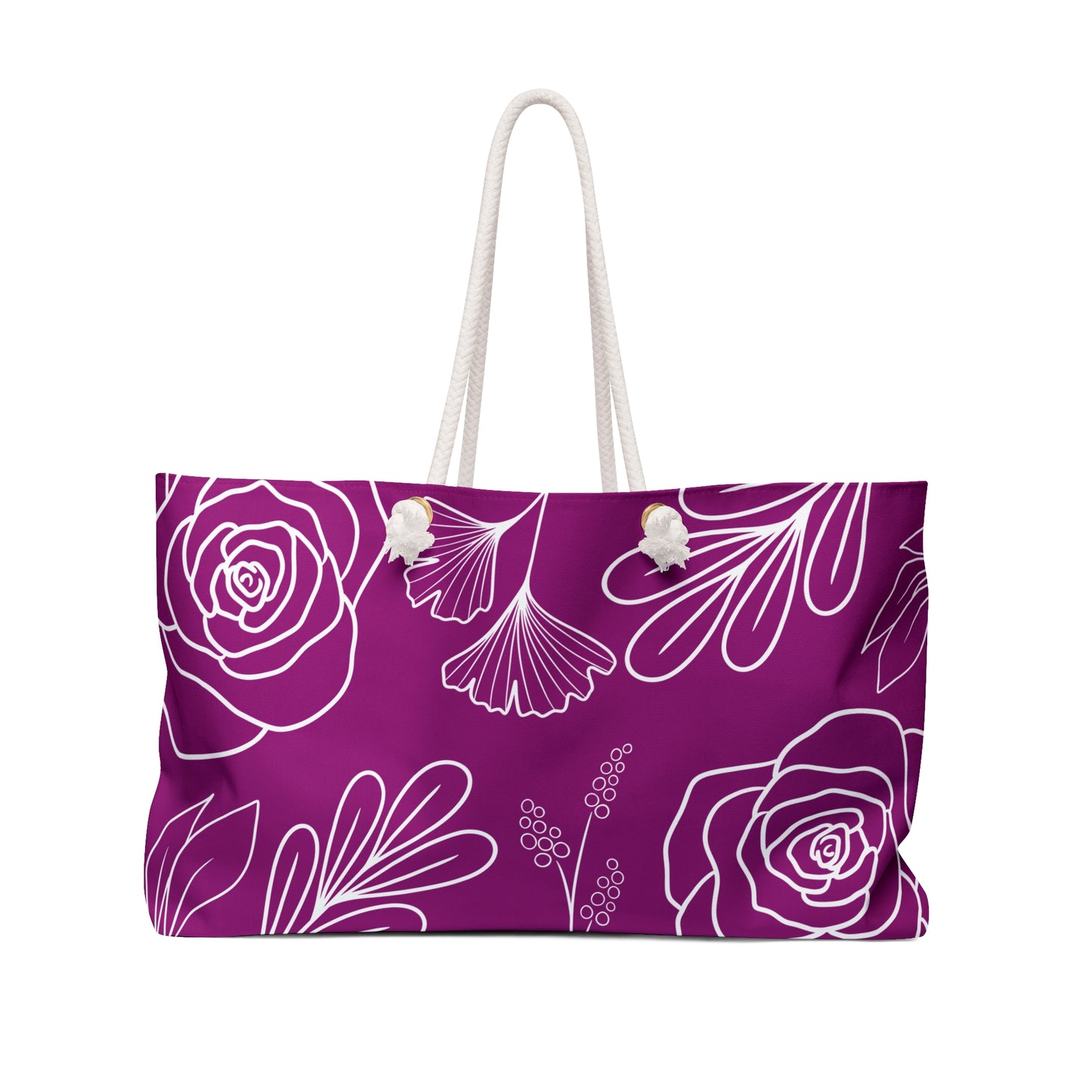 Vivid Orchid Weekender Tote Bag