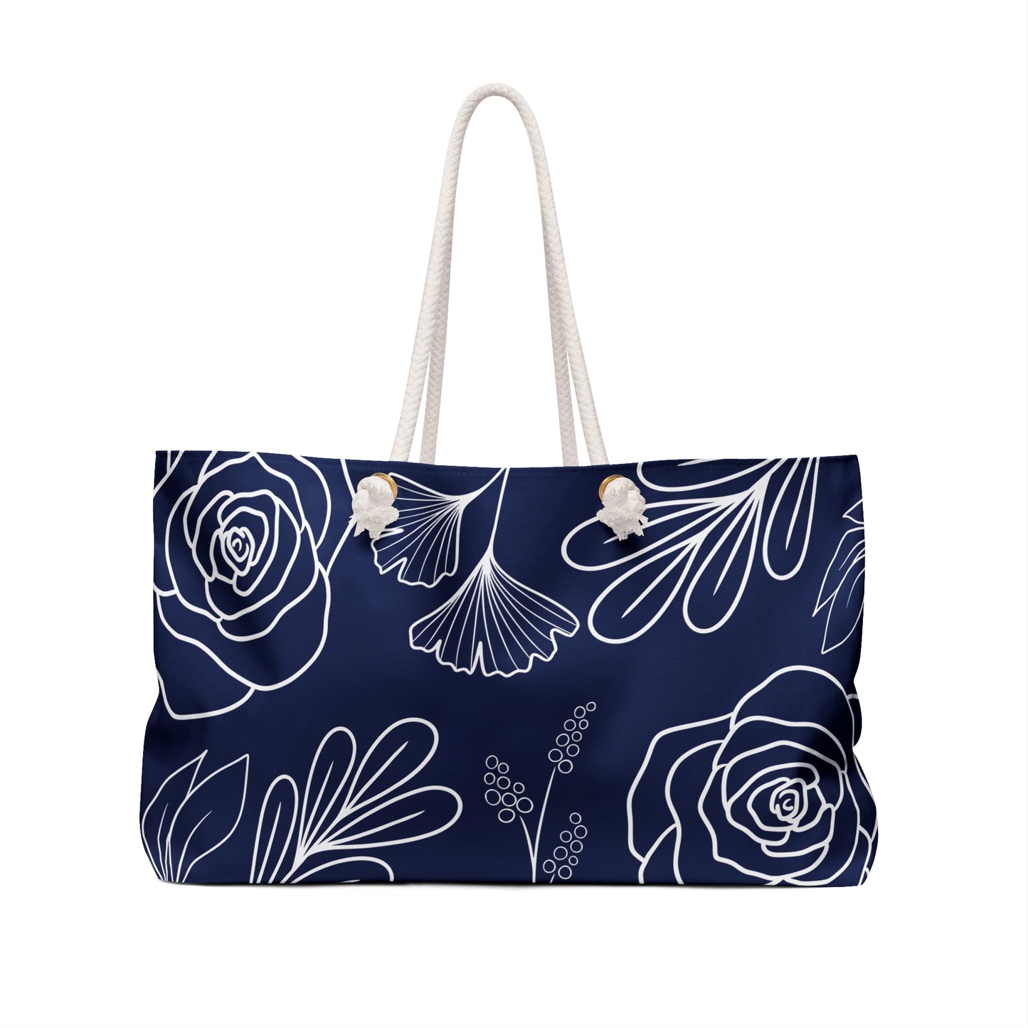 Midnight Bloom Weekender Tote Bag