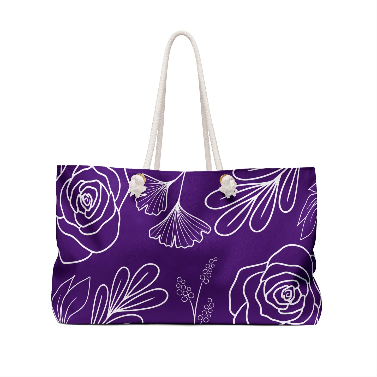 Amethyst Bloom Weekender Tote Bag