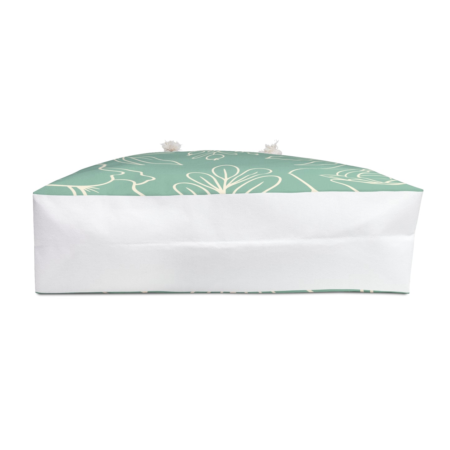 Teal Floral Weekender Bag — Large Tote for Weekend Trips & Beach Getaways