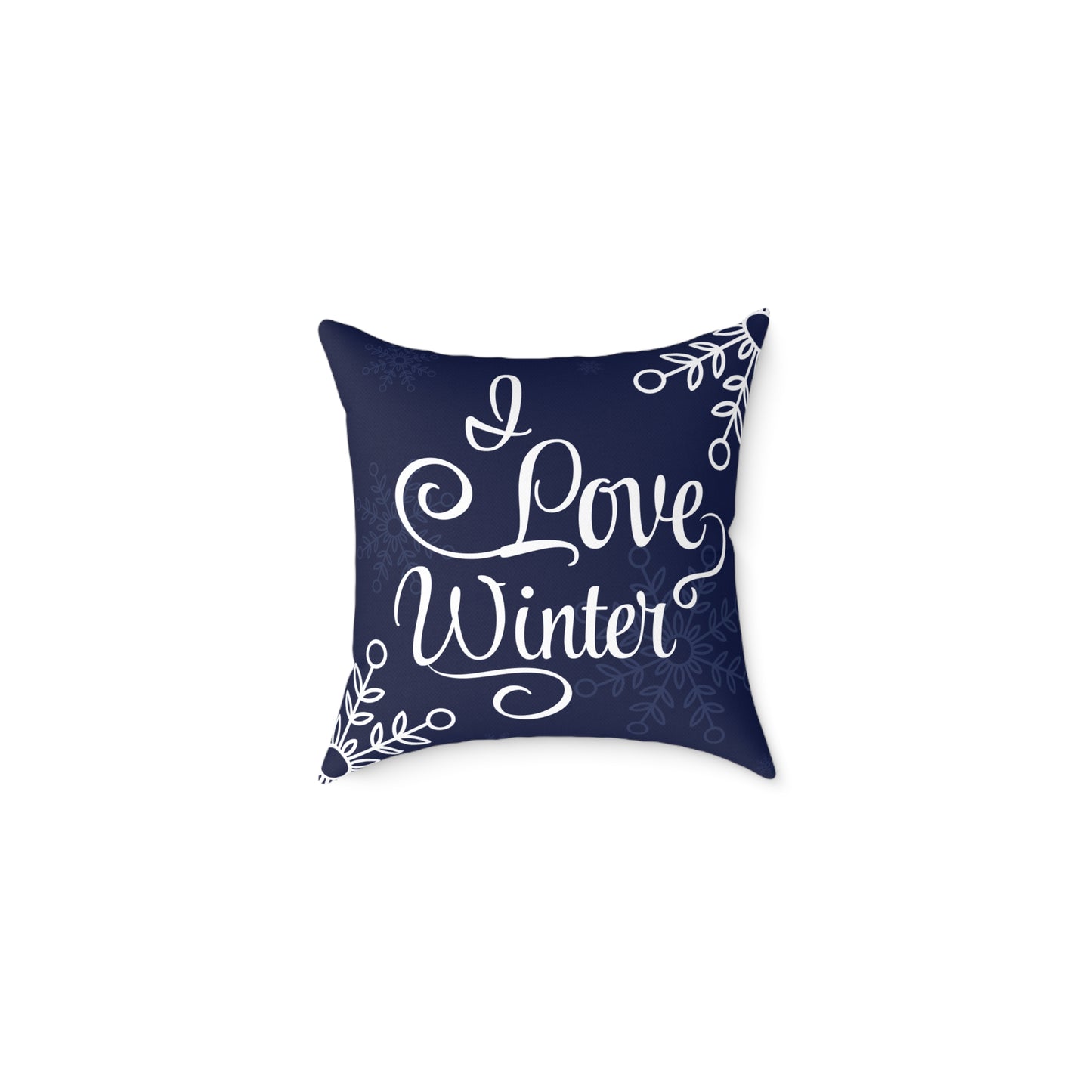 Winter Love Square Pillow