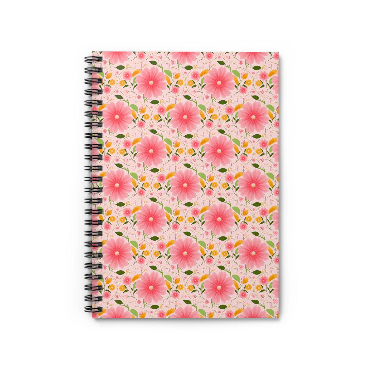 Charming Floral Spiral Notebook - Perfect for Journaling, Note-taking, Gift