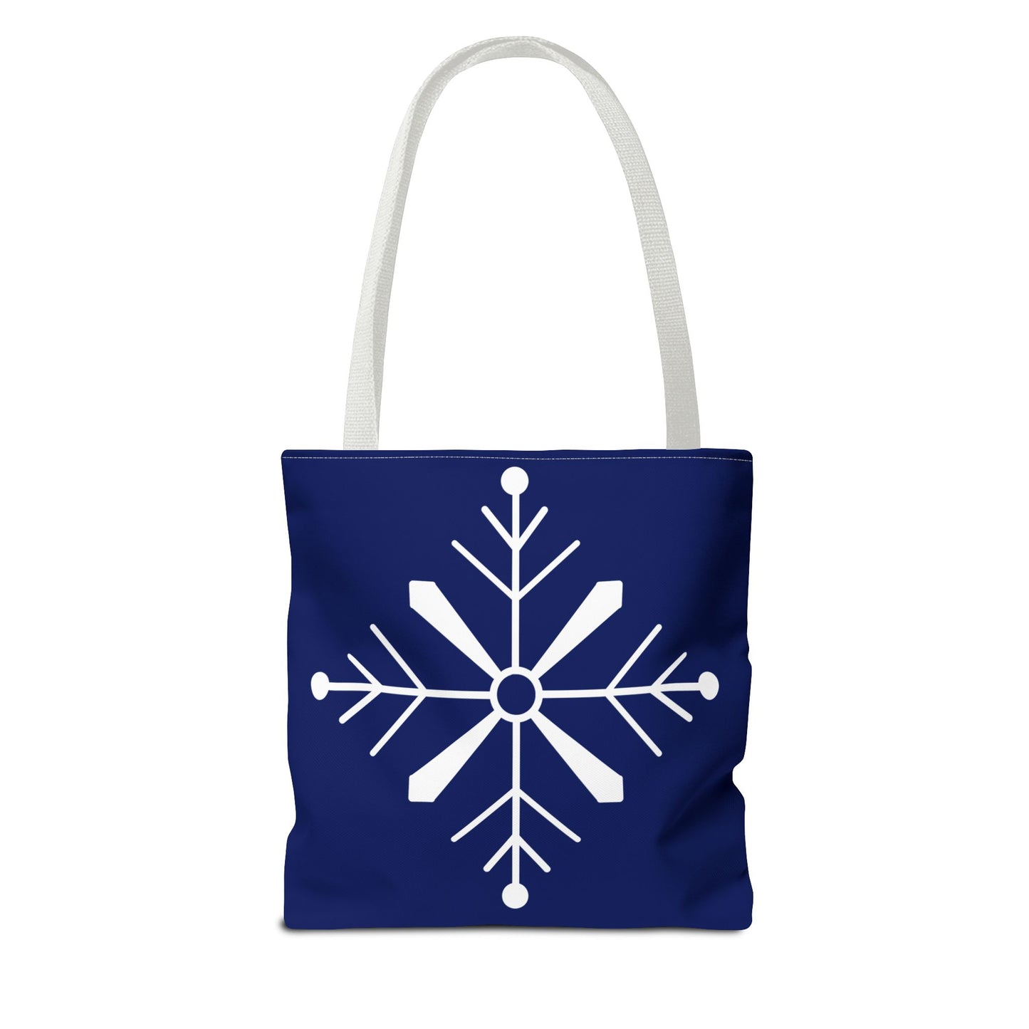 Frosted Elegance Snowflake Tote Bag